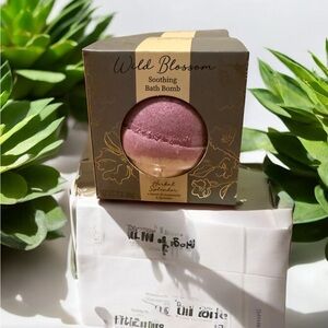 New Cait and Co wild blossom soothing bath bomb in the scent herbal splendor